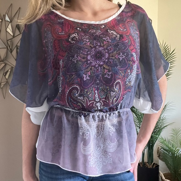 A’GACI Sheer Blouse - Picture 7 of 16